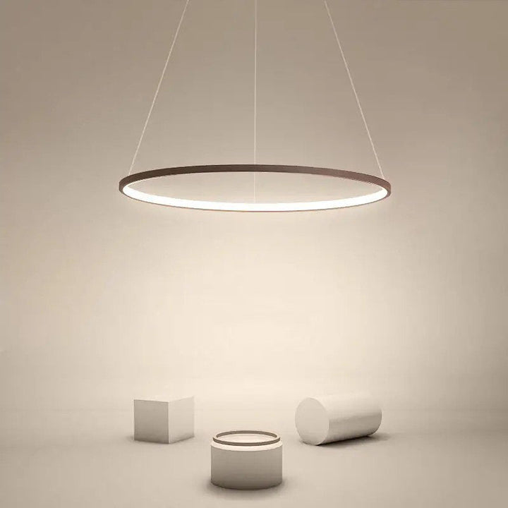 Circular LED Ring Pendant Light