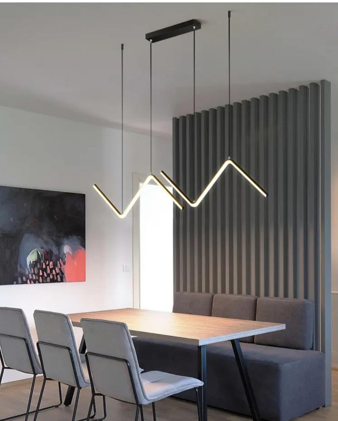 Modern Minimalist LED Pendant Light for Dining Room