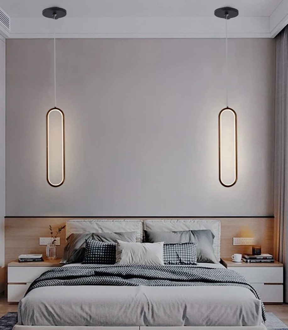 Modern LED Pendant Light for Bedroom