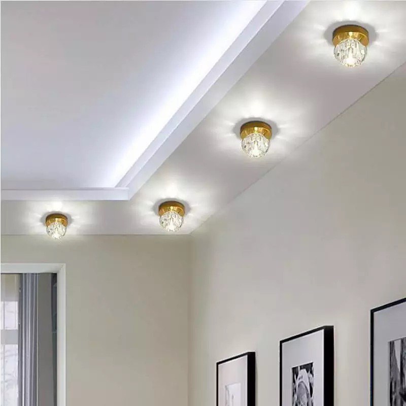 Crystal Ceiling Light