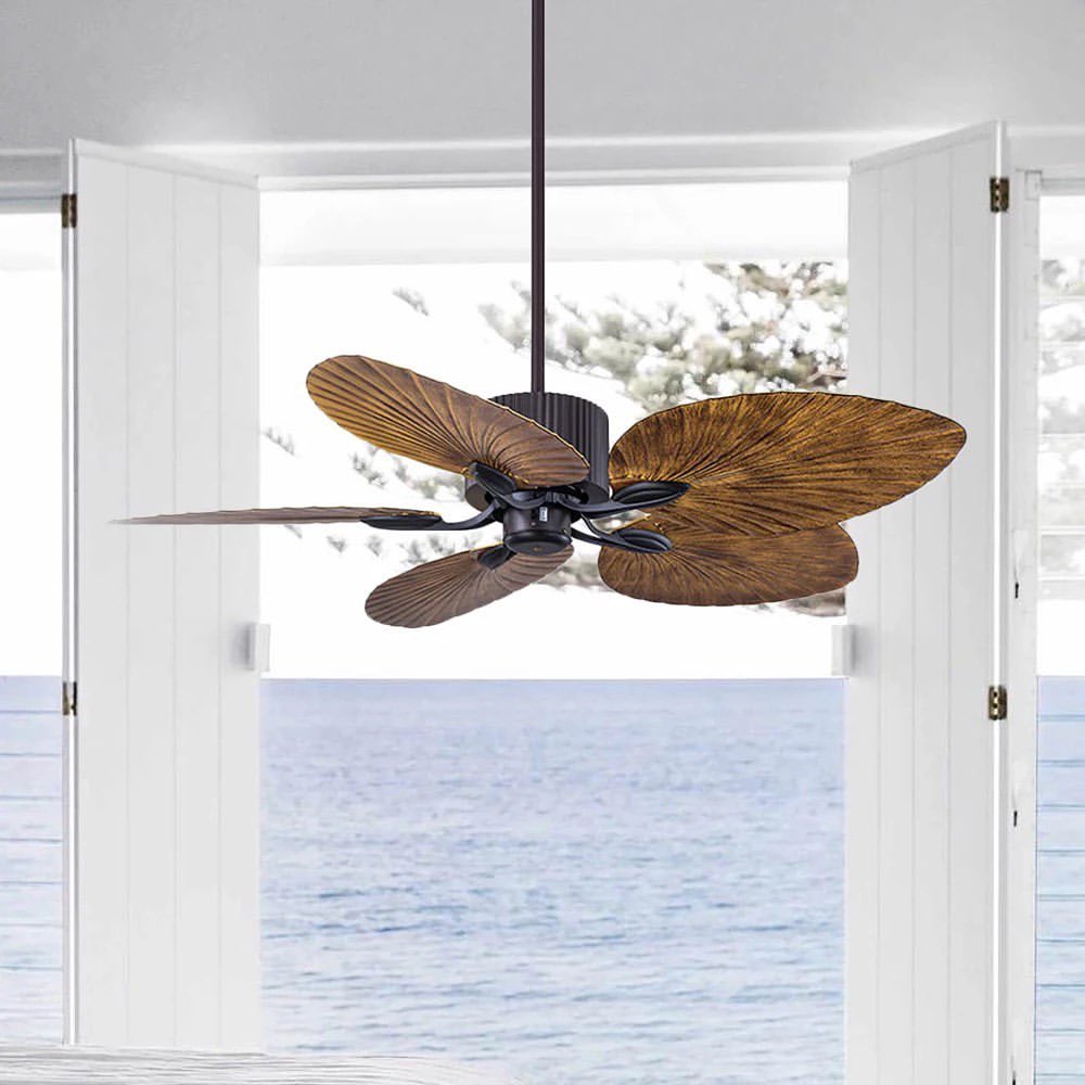Tropical Wooden Ceiling Fan