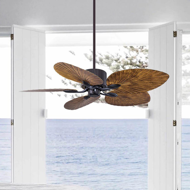 Tropical Wooden Ceiling Fan
