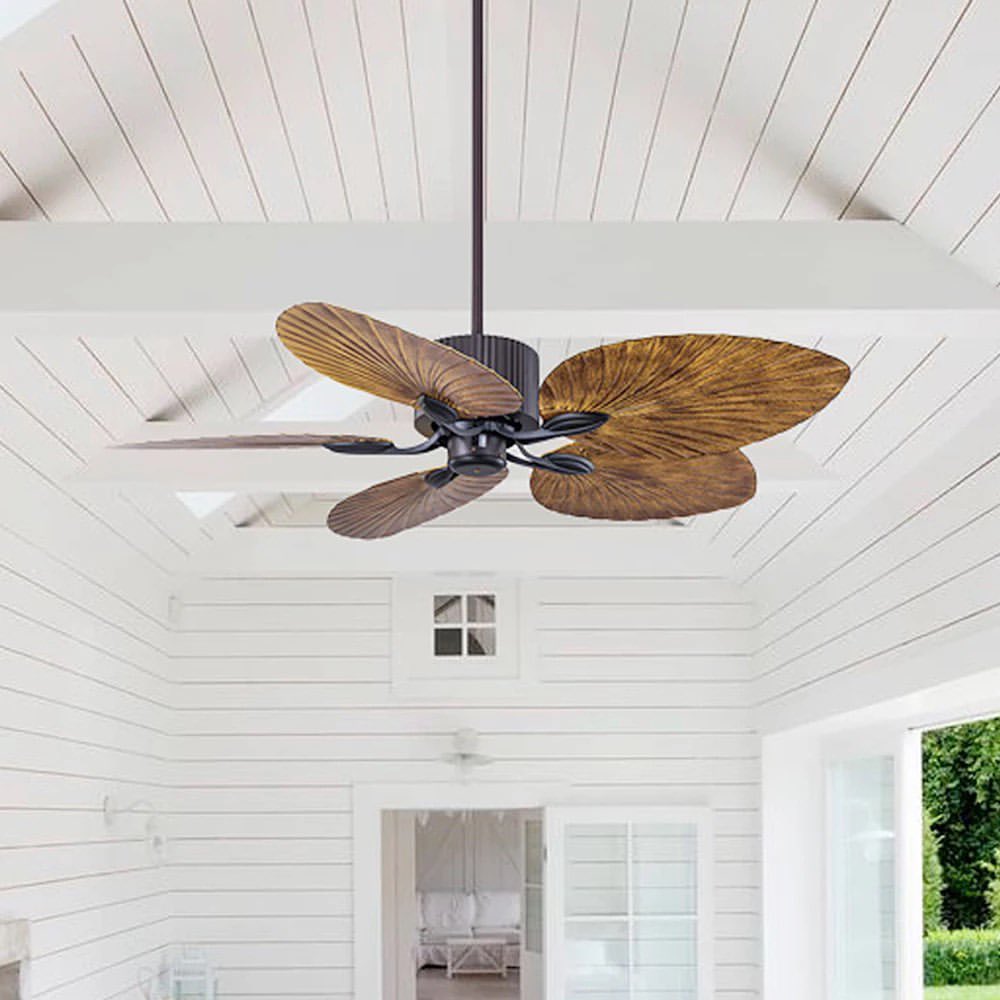 Tropical Wooden Ceiling Fan