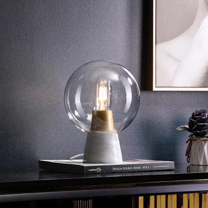 Modern Bedside Globe Table Lamp