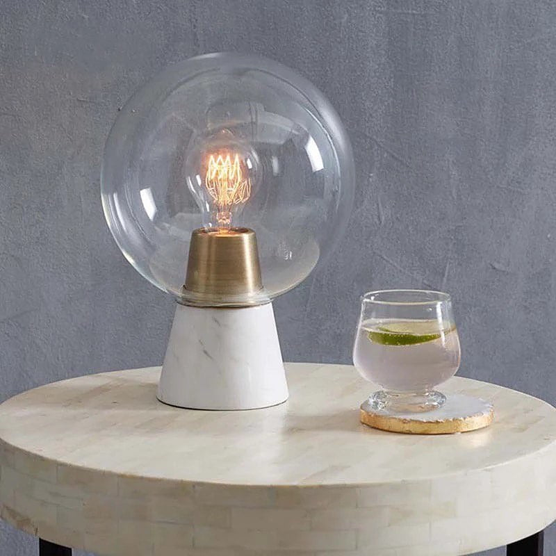 Modern Bedside Globe Table Lamp