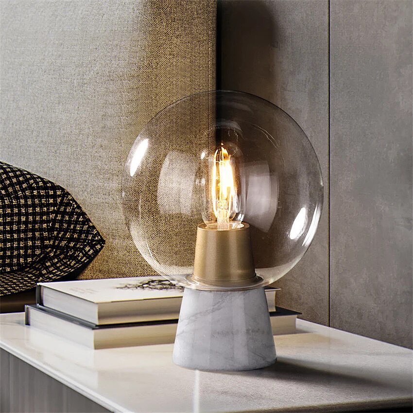 Modern Bedside Globe Table Lamp