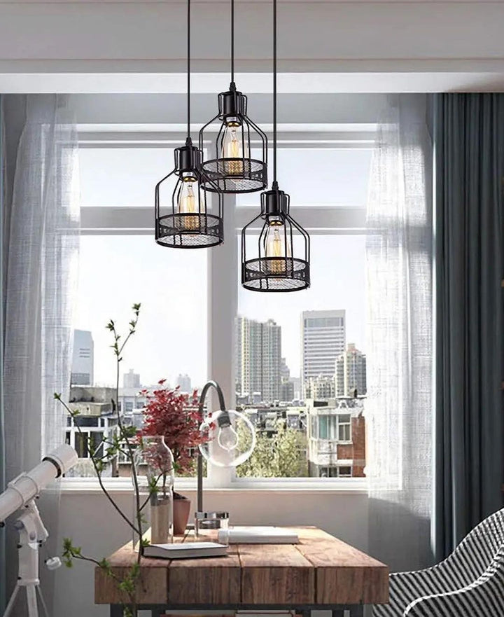 Vintage Cage Pendant Lights