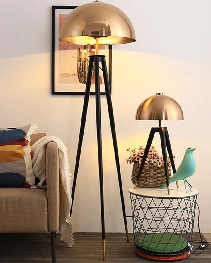 Elegant Tripod Floor Lamp