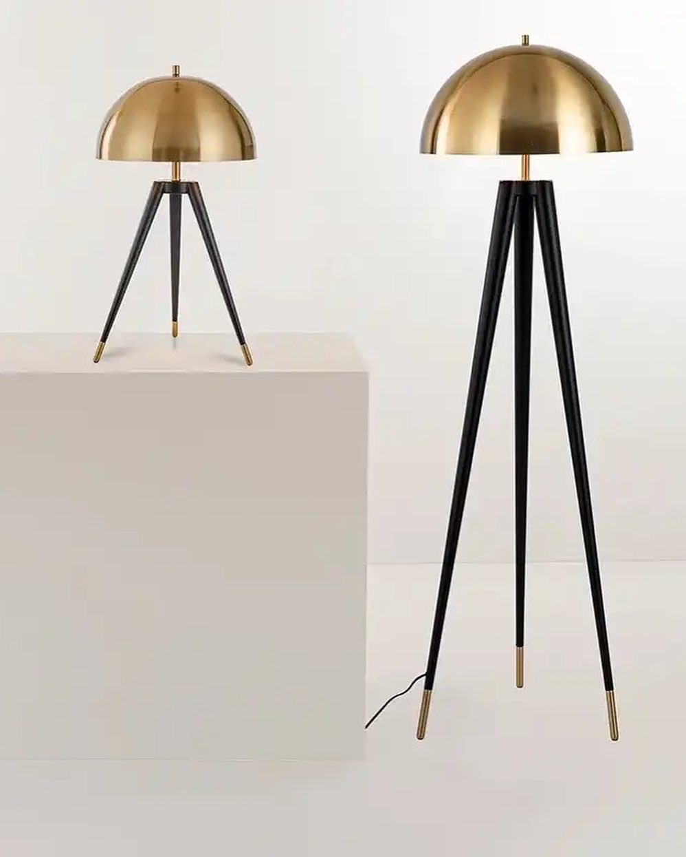 Elegant Tripod Floor Lamp