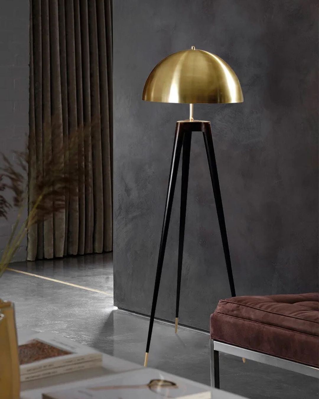 Elegant Tripod Floor Lamp