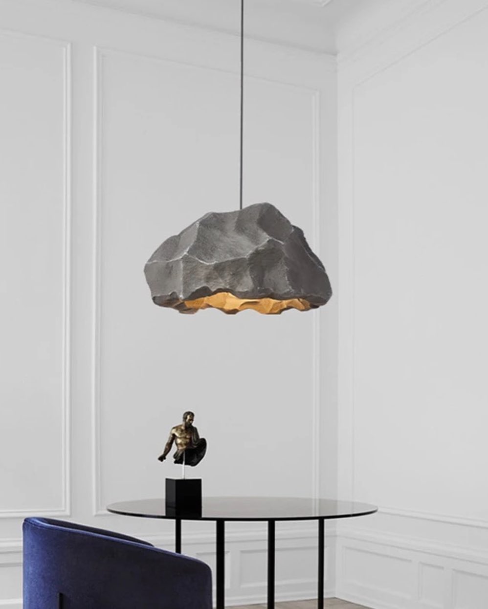 Rock-Inspired Pendant Lights