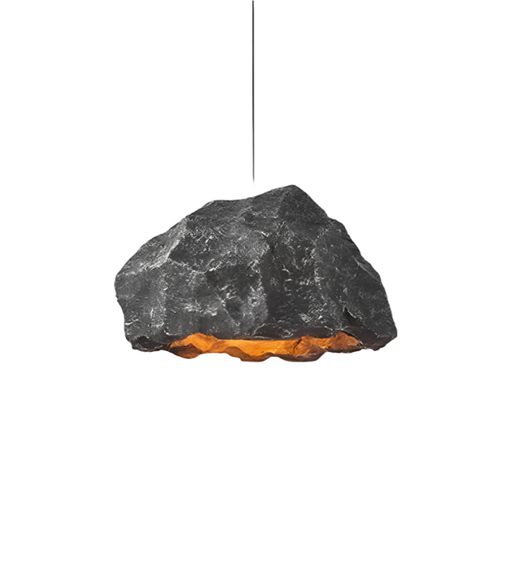 Rock-Inspired Pendant Lights