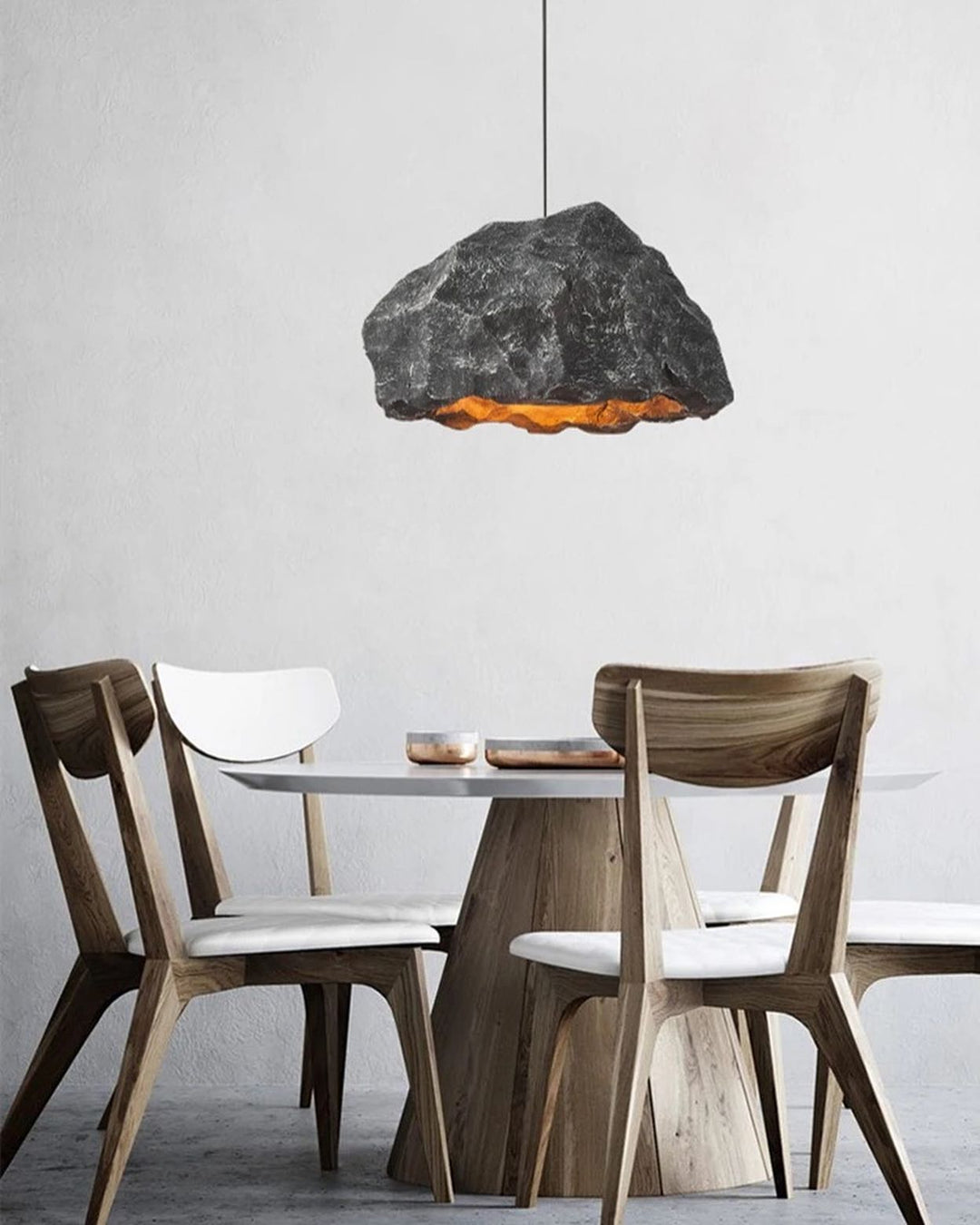 Rock-Inspired Pendant Lights