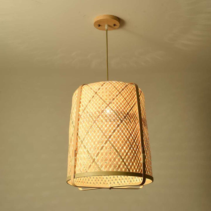 Handwoven Bamboo Pendant Light