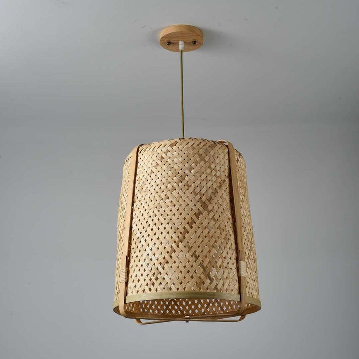 Handwoven Bamboo Pendant Light