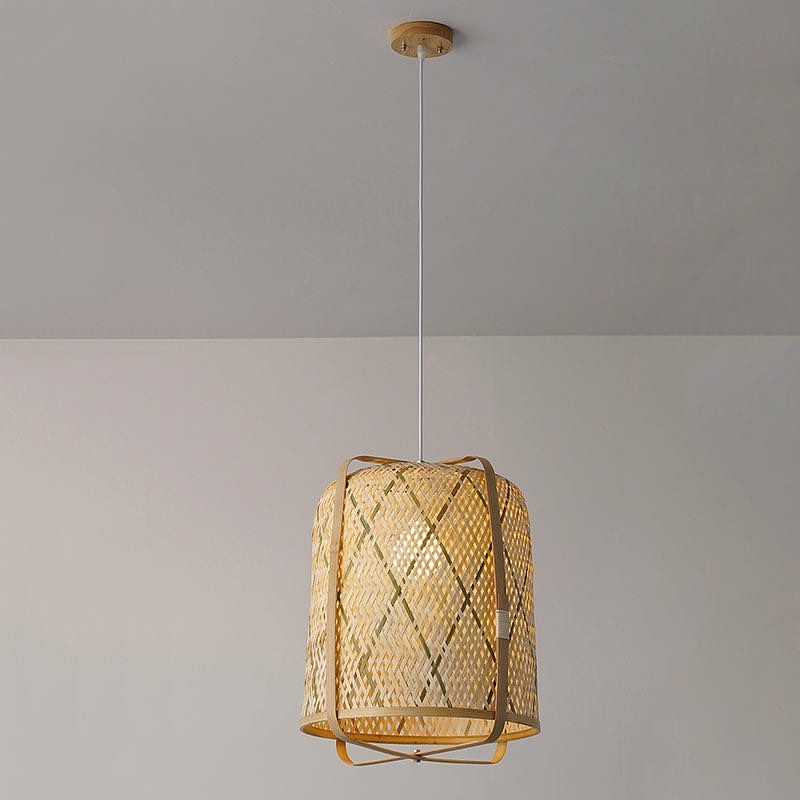 Handwoven Bamboo Pendant Light