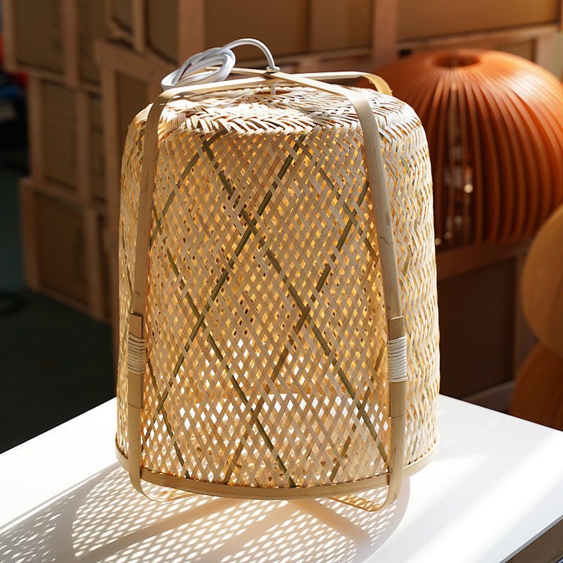 Handwoven Bamboo Pendant Light