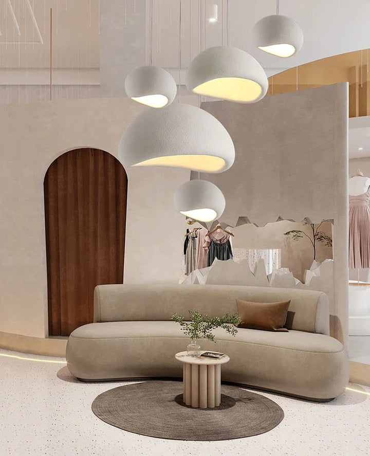 Creative White Dome Pendant Light