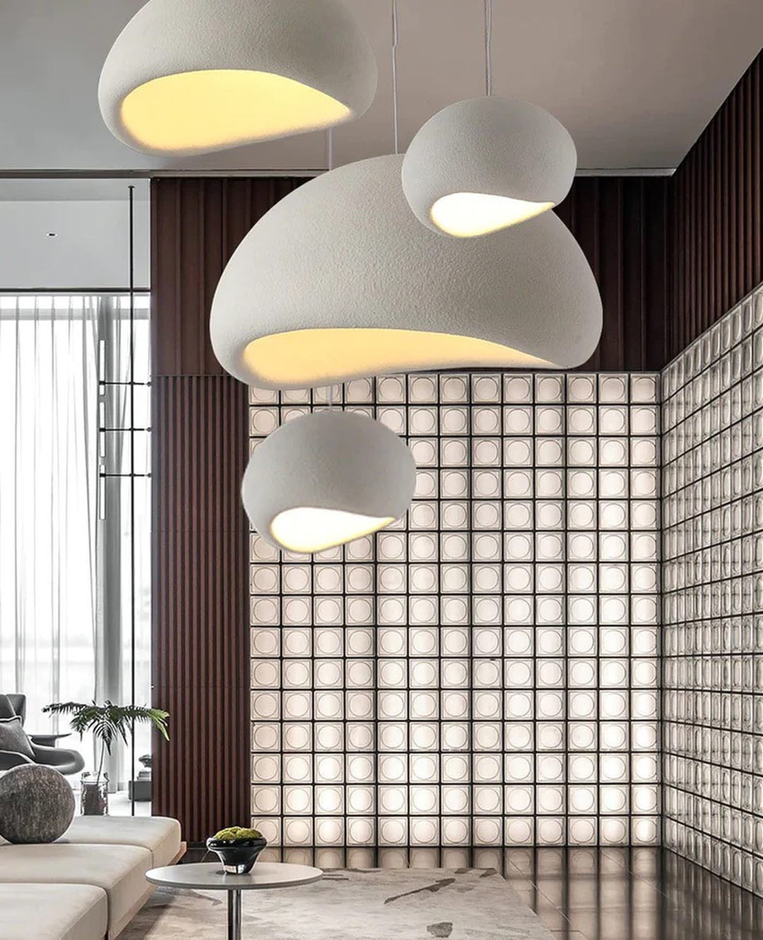 Creative White Dome Pendant Light