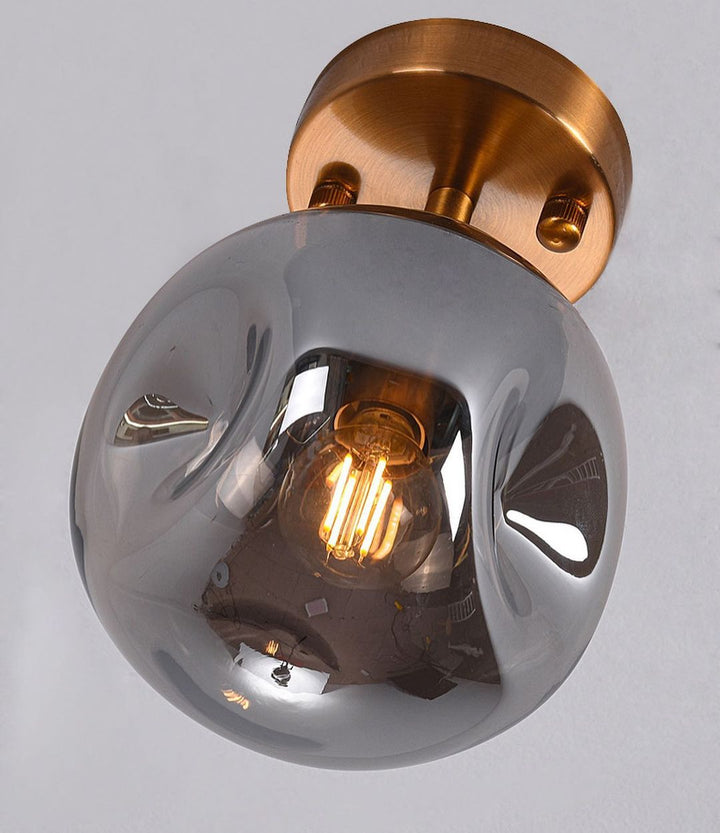 Modern Glass Globe Ceiling Light