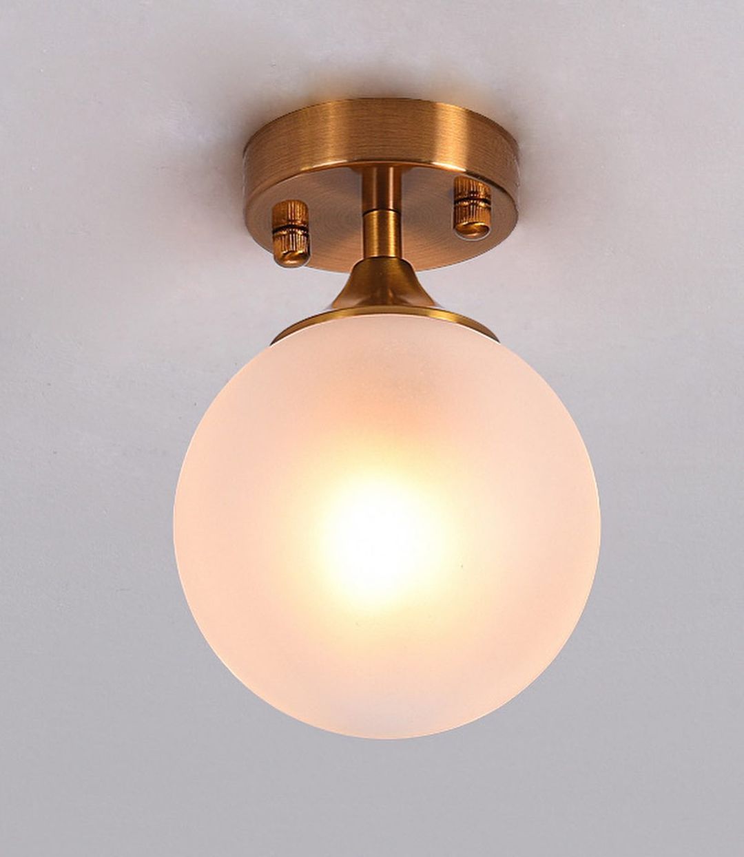 Modern Glass Globe Ceiling Light