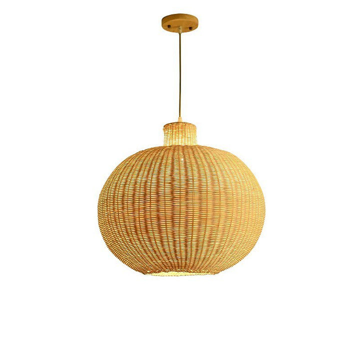 Bamboo Woven Pendant