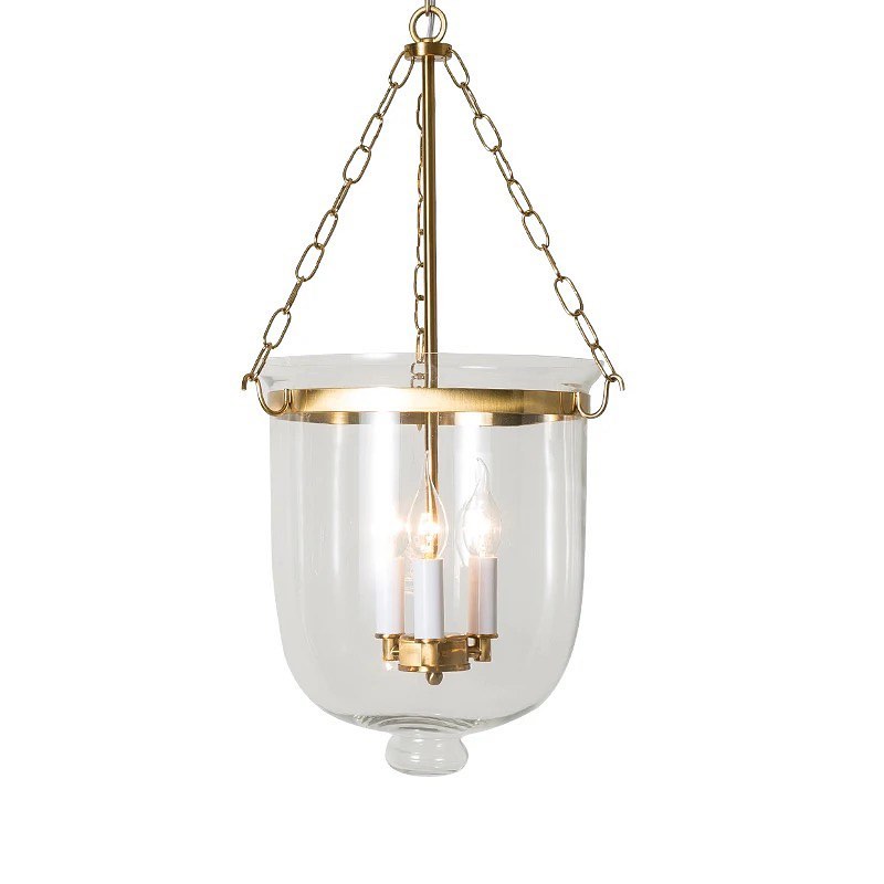 Vintage Glass Hanging Light