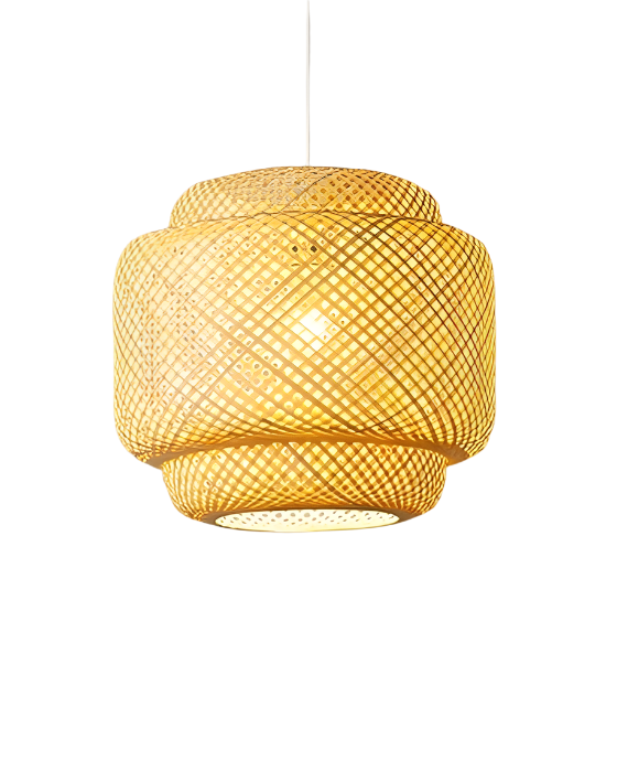 Natural Rattan Dining Lights