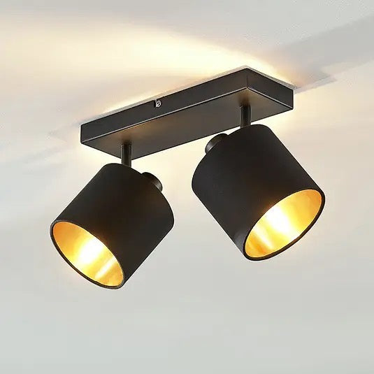 Sleek Four-Light Ceiling Fixture