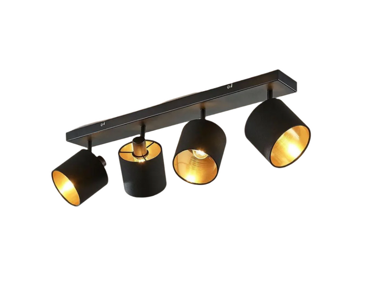 Sleek Four-Light Ceiling Fixture