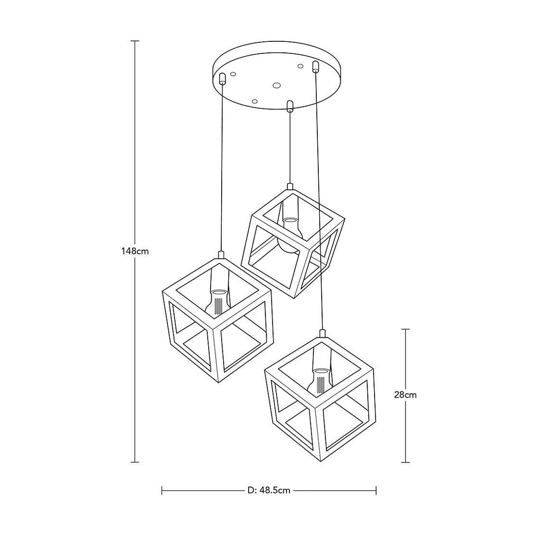 Industrial Pendant Lighting for Living Room