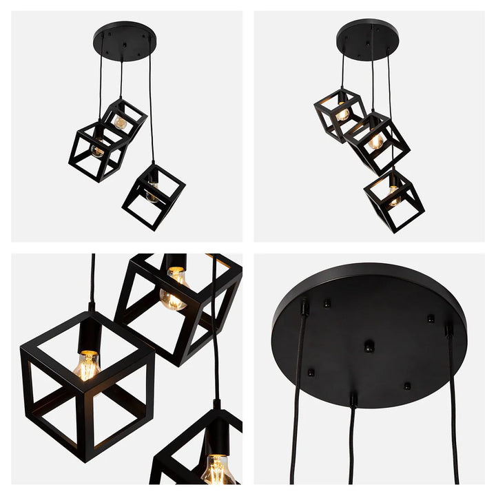 Industrial Pendant Lighting for Living Room