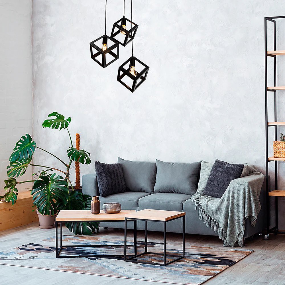 Industrial Pendant Lighting for Living Room