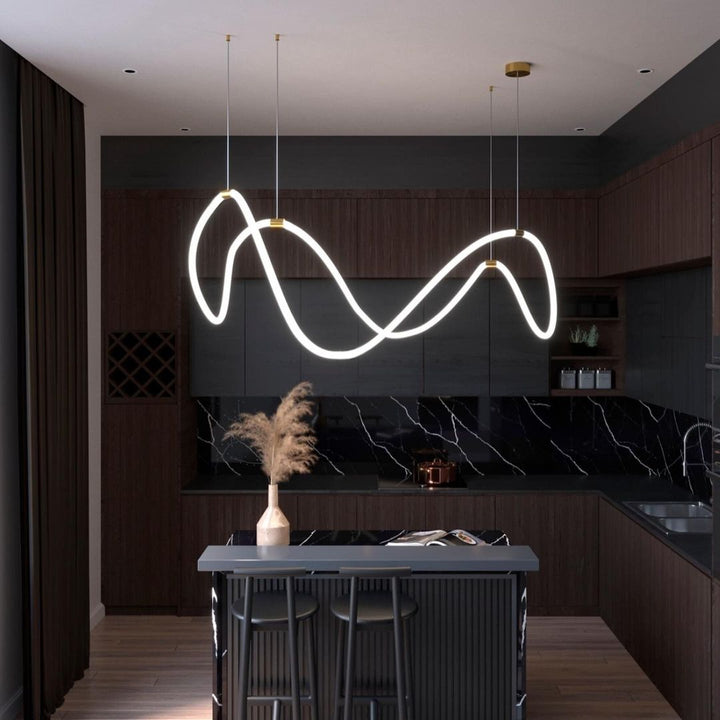 Sculptural LED Pendant Light