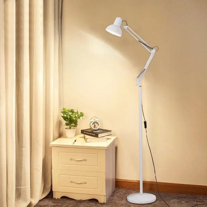 Adjustable Task Floor Lamp with Black Finish