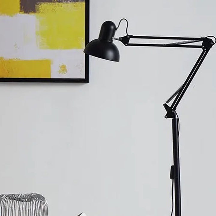 Adjustable Task Floor Lamp with Black Finish