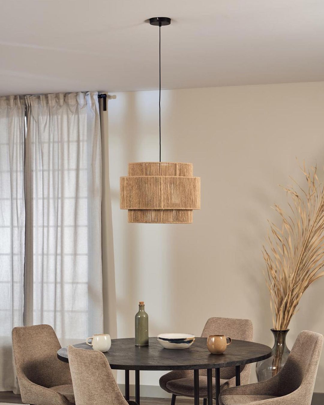 Natural Rattan Pendant Light