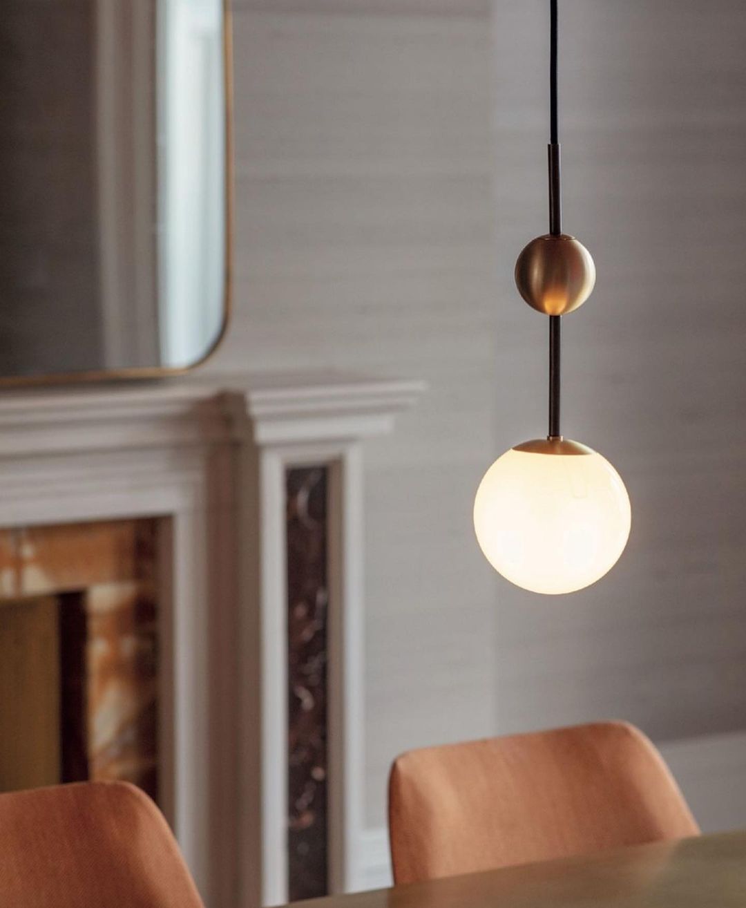 Minimalist Globe Pendant Light