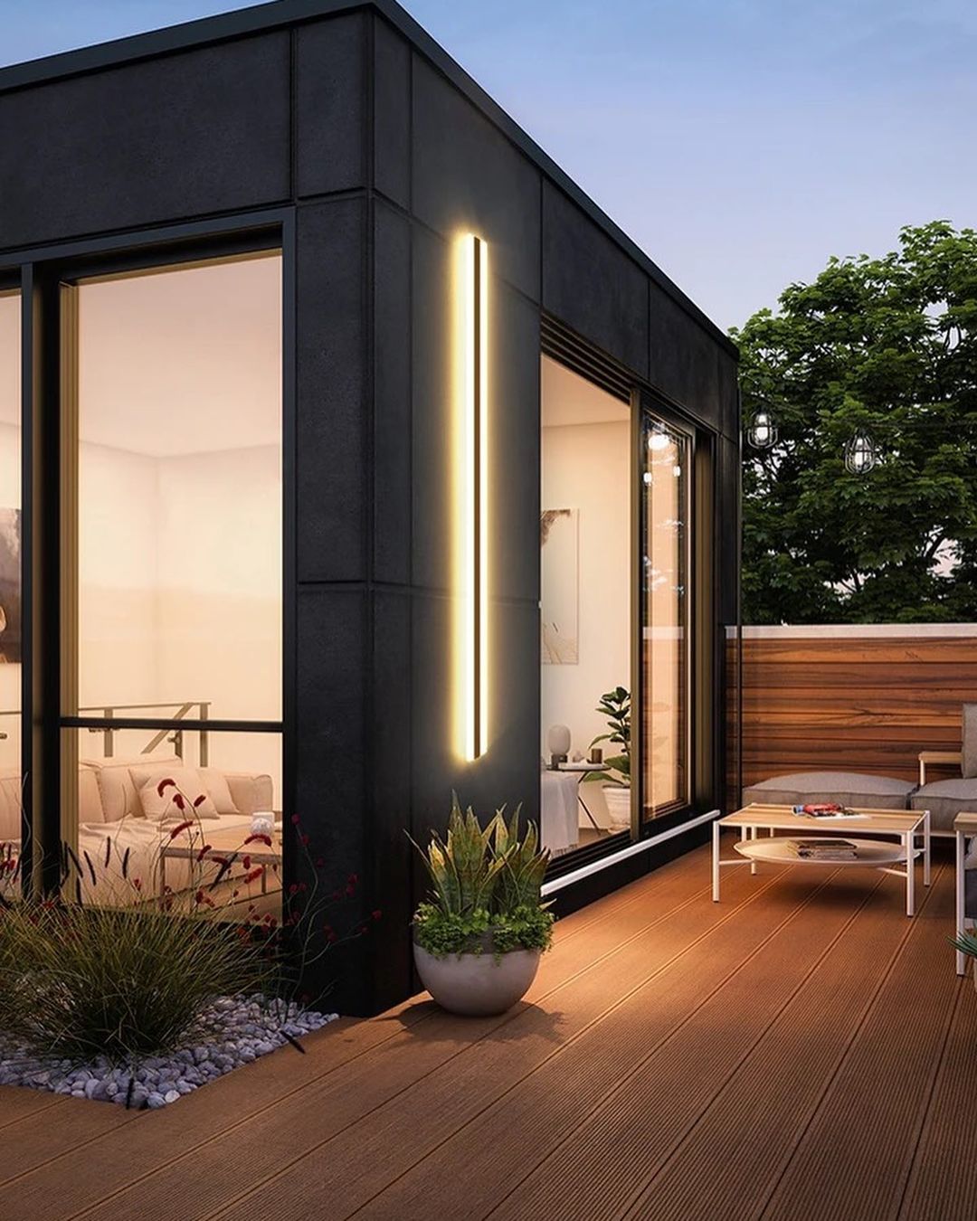 Outdoor LED Column Lighting