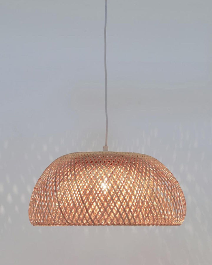 Bamboo Double Layer Hanging Pendant