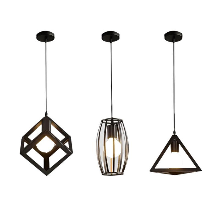 Geometric Pendant Set