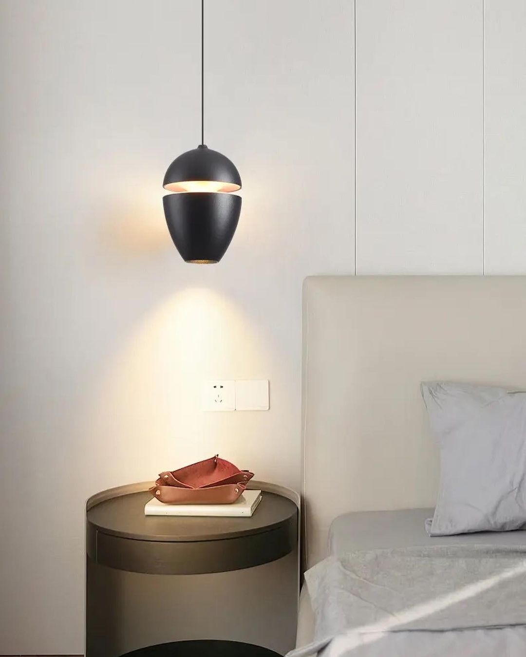 Elegant Bedside Pendant Light