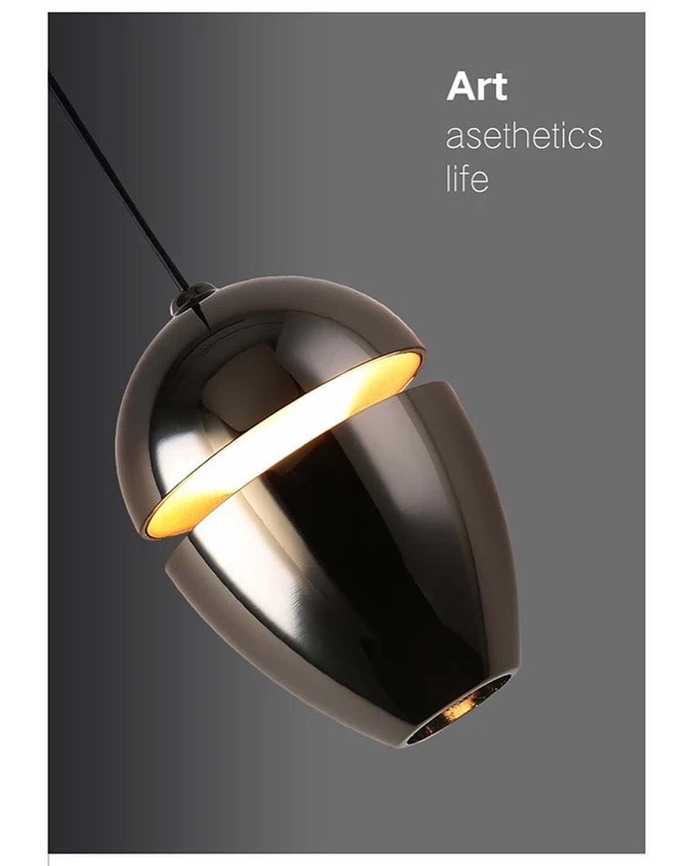 Elegant Bedside Pendant Light