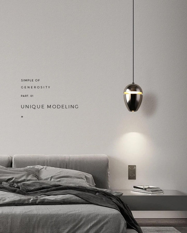 Elegant Bedside Pendant Light
