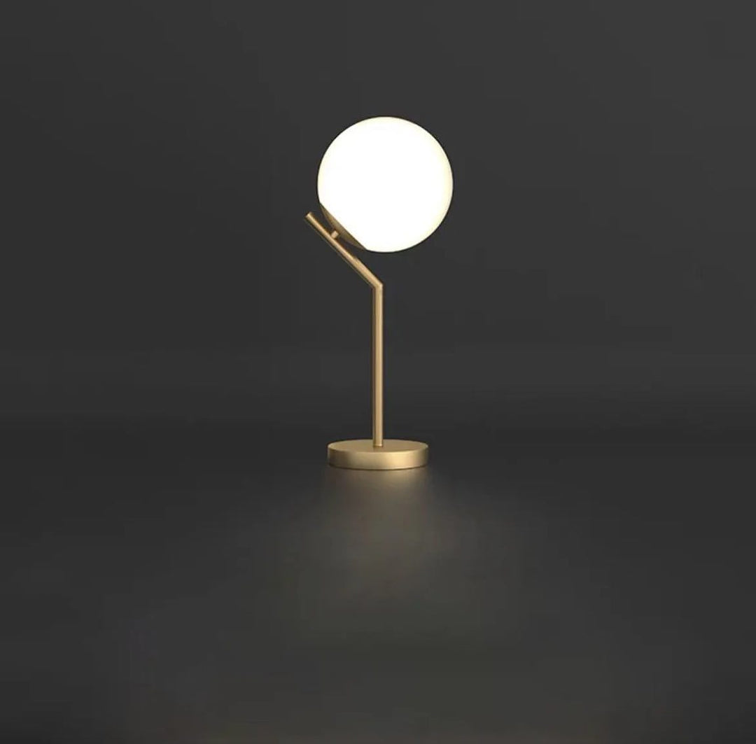 Modern Table Lamp with Brass Finish