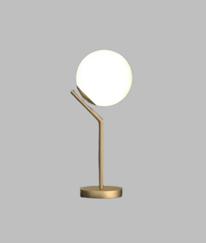 Modern Table Lamp with Brass Finish