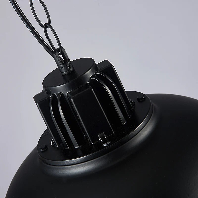 Industrial Black Pendant Light