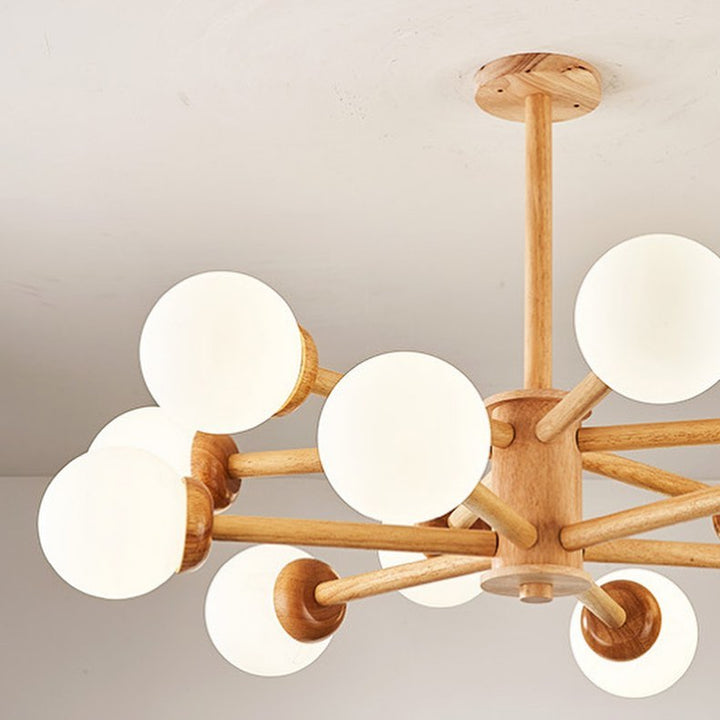 Modern Wooden Chandelier