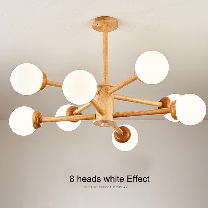 Modern Wooden Chandelier