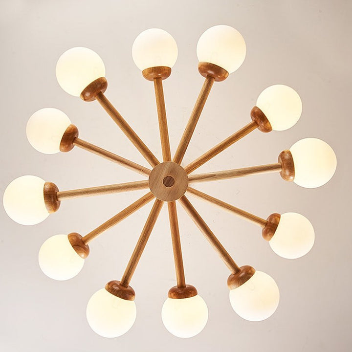 Modern Wooden Chandelier